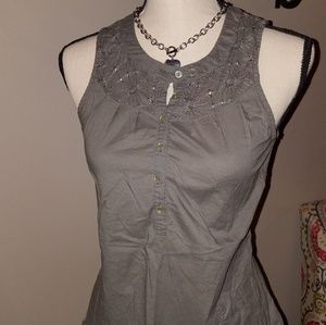 ❤ 3 for $20 ❤ Olive Green Gray Sleeveless Top